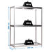 Étagère charge moyenne 500 à 600kg - 2000x2100x600 - 3 niveaux Galvanisé - SIMON RACK - 8425437081194