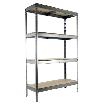 Étagère charge moyenne 500 à 600kg - 2000x2100x900 - 4 niveaux Bois - SIMON RACK - 8425437081613