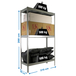 Étagère charge moyenne 500 à 600kg - 2000x2100x900 - 3 niveaux Galvanisé - SIMON RACK - 8425437081859