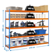 Étagère charge moyenne 500 à 600kg - 2000x2100x900 - 5 niveaux Bleu/Orange - SIMON RACK - 8425437082023