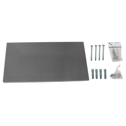 Kit établi mobile Bricolage - 600x900x35 - 1 niveau Gris - SIMON RACK - 8425437082337