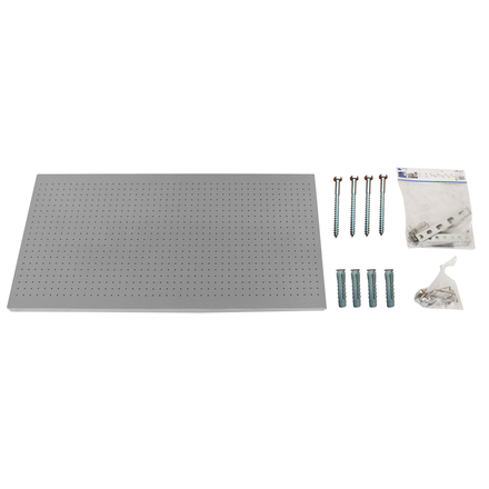 Kit établi mobile Bricolage - 400x1200x35 - 1 niveau Gris - SIMON RACK - 8425437082368