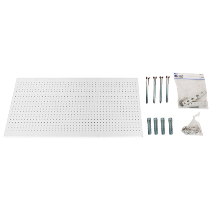 Kit établi mobile Bricolage - 400x1200x35 - 1 niveau Blanc - SIMON RACK - 8425437082504