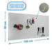 Kit établi mobile Bricolage - 400x1500x35 - 1 niveau Galvanisé - SIMON RACK - 8425437082795