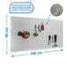 Kit établi mobile Bricolage - 600x1500x35 - 1 niveau Galvanisé - SIMON RACK - 8425437082801
