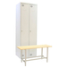 Vestiaire métallique 1800x1000x620 - Gris - SIMON RACK - 8425437083075