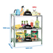 Rayonnage métallique léger à vis 1000x1000x500 - 3 niveaux Galvanisé - SIMON RACK - 8425437084751