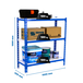 Rayonnage métallique léger sans vis 1000x1000x500 - 3 niveaux Bleu/Blanc - SIMON RACK - 8425437085383