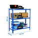 Rayonnage métallique léger sans vis 1000x1100x300 - 3 niveaux Bleu/Blanc - SIMON RACK - 8425437085437