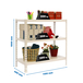 Rayonnage métallique léger sans vis 1000x1100x400 - 3 niveaux Blanc - SIMON RACK - 8425437085512