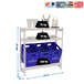 Rayonnage léger tri de bouteille sans vis 1000x1000x300 - 3 niveaux Blanc - SIMON RACK - 8425437087783
