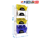 Rayonnage léger tri de bouteille sans vis 1000x800x300 - 4 niveaux Blanc - SIMON RACK - 8425437087813