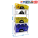 Rayonnage léger tri de bouteille sans vis 1000x1000x300 - 4 niveaux Blanc - SIMON RACK - 8425437087820