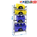 Rayonnage léger tri de bouteille sans vis 2000x1000x300 - 4 niveaux Gris - SIMON RACK - 8425437087851