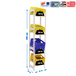 Rayonnage léger tri de bouteille sans vis 2000x400x300 - 4 niveaux Blanc - SIMON RACK - 8425437087868