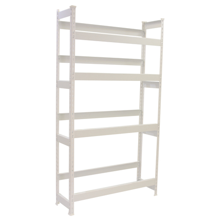 Rayonnage léger tri de bouteille sans vis 2000x1000x300 - 4 niveaux Blanc - SIMON RACK - 8425437087882