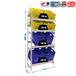 Rayonnage léger tri de bouteille sans vis 2000x1000x300 - 4 niveaux Blanc - SIMON RACK - 8425437087882