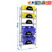 Rayonnage léger tri de bouteille sans vis 2000x800x300 - 5 niveaux Gris - SIMON RACK - 8425437087899