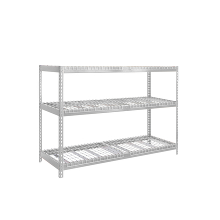 Étagère mobile charge moyenne 400kg - 2000x1800x600 - 3 niveaux Galvanisé - SIMON RACK - 8425437089855