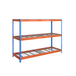 Étagère mobile charge moyenne 400kg - 2000x1800x600 - 3 niveaux Bleu/Orange - SIMON RACK - 8425437089862