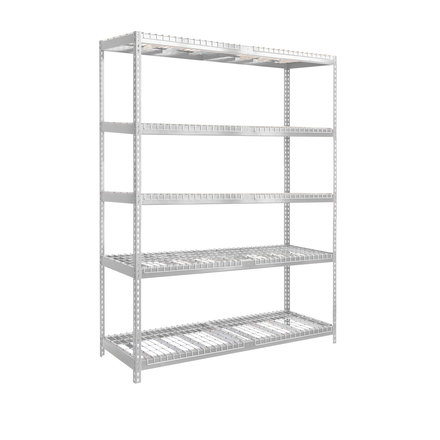 Étagère mobile charge moyenne 400kg - 2000x1800x600 - 5 niveaux Galvanisé - SIMON RACK - 8425437089879