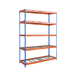 Étagère mobile charge moyenne 400kg - 2000x1800x600 - 5 niveaux Bleu/Orange - SIMON RACK - 8425437089886