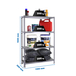 Rayonnage métallique léger sans vis 1500x1100x500 - 4 niveaux Gris - SIMON RACK - 8425437091490