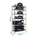Rayonnage métallique léger sans vis 2500x1100x500 - 6 niveaux Gris - SIMON RACK - 8425437091520