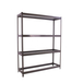 Étagère mobile charge moyenne 400kg - 2000x1200x750 - 4 niveaux Gris - SIMON RACK - 8425437091650
