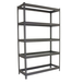 Étagère mobile charge moyenne 400kg - 2000x1200x750 - 5 niveaux Gris - SIMON RACK - 8425437091681