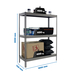 Étagère mobile charge moyenne 400kg - 2000x1800x750 - 3 niveaux Gris - SIMON RACK - 8425437091858