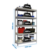 Étagère charge moyenne 500 à 600kg - 2000x1500x750 - 5 niveaux Gris/Bois - SIMON RACK - 8425437092367