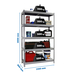 Étagère charge moyenne 500 à 600kg - 2000x2100x900 - 5 niveaux Gris - SIMON RACK - 8425437092664