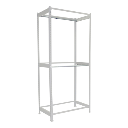 Rayonnage pour vêtements 1500x900x750 - 3 niveaux Blanc - SIMON RACK - 8425437092800