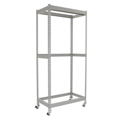 Rayonnage pour vêtements 2075x1500x600 - 1 niveau Blanc - SIMON RACK - 8425437093425