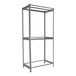 Rayonnage pour vêtements 2500x1200x750 - 2 niveaux Gris - SIMON RACK - 8425437093715