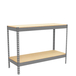 Kit établi Basic - 900x1800x450 - 2 niveaux Bois - SIMON RACK - 8425437093920