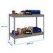 Kit établi Basic - 900x1800x450 - 2 niveaux Bois - SIMON RACK - 8425437093920