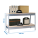 Kit établi Basic - 900x2100x450 - 2 niveaux Bois - SIMON RACK - 8425437093975