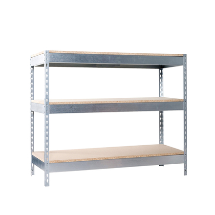 Kit établi Basic - 900x1800x450 - 3 niveaux Bois - SIMON RACK - 8425437094064