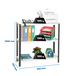 Rayonnage métallique léger à vis 1000x800x300 - 3 niveaux Anthracite/Blanc - SIMON RACK - 8425437095832