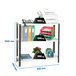 Rayonnage métallique léger à vis 1000x900x500 - 3 niveaux Anthracite/Blanc - SIMON RACK - 8425437096037