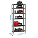 Rayonnage métallique léger à vis 2000x1000x300 - 6 niveaux Anthracite - SIMON RACK - 8425437096662