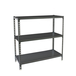 Rayonnage métallique léger sans vis 900x1000x300 - 3 niveaux Anthracite - SIMON RACK - 8425437097140