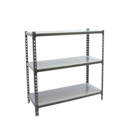 Rayonnage métallique léger sans vis 1000x1000x300 - 3 niveaux Anthracite - SIMON RACK - 8425437097188