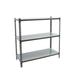 Rayonnage métallique léger sans vis 1000x1000x300 - 3 niveaux Anthracite - SIMON RACK - 8425437097188