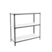 Rayonnage métallique léger sans vis 1000x1000x400 - 3 niveaux Anthracite/Blanc - SIMON RACK - 8425437097225