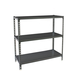 Rayonnage métallique léger sans vis 900x1100x300 - 3 niveaux Anthracite - SIMON RACK - 8425437097324