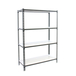 Rayonnage métallique léger sans vis 1500x1100x300 - 4 niveaux Anthracite/Blanc - SIMON RACK - 8425437097584