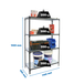 Rayonnage métallique léger sans vis 1500x1100x300 - 4 niveaux Anthracite/Blanc - SIMON RACK - 8425437097584